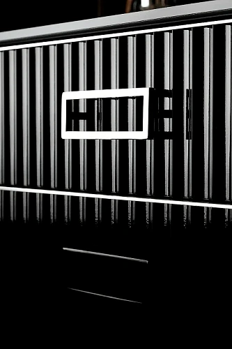 Тумба под раковину Armadi Art MONACO 80 866-080-BCR черная глянец + хром моноблок Тумба под раковину Armadi Art MONACO 80 866-080-BCR черная глянец + хром моноблок