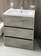 Тумба под раковину ART&MAX FAMILY FAMILY-900-3C-PIA-CV напольная с тремя выкатными ящиками, Cemento Family-900-3C-PIA-CV Тумба под раковину ART&MAX FAMILY FAMILY-900-3C-PIA-CV напольная с тремя выкатными ящиками, Cemento Family-900-3C-PIA-CV