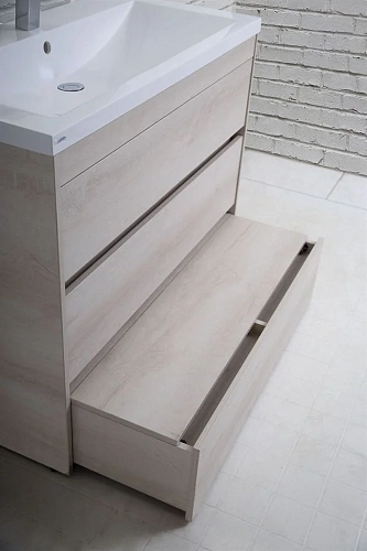 Тумба под раковину ART&MAX FAMILY FAMILY-900-3C-PIA-PB напольная с тремя выкатными ящиками, Pino Bia Family-900-3C-PIA-PB Тумба под раковину ART&MAX FAMILY FAMILY-900-3C-PIA-PB напольная с тремя выкатными ящиками, Pino Bia Family-900-3C-PIA-PB