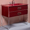 Тумба под раковину Boheme MONACO 100см h74см бордо глянец + хром под раковину чашу 867-100-RCR Тумба под раковину Boheme MONACO 100см h74см бордо глянец + хром под раковину чашу 867-100-RCR