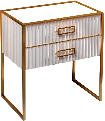 Тумба под раковину Boheme MONACO 80см h74см белая глянец + золото под раковину чашу 867-080-WG Тумба под раковину Boheme MONACO 80см h74см белая глянец + золото под раковину чашу 867-080-WG