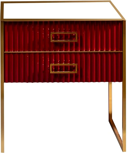 Тумба под раковину Boheme MONACO 80см h74см бордо глянец + золото под раковину чашу 867-080-RG Тумба под раковину Boheme MONACO 80см h74см бордо глянец + золото под раковину чашу 867-080-RG