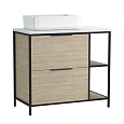 Тумба под раковину Cersanit BOSQUET 80 напольная для CREA 50 дуб 63012 Тумба под раковину Cersanit BOSQUET 80 напольная для CREA 50 дуб 63012