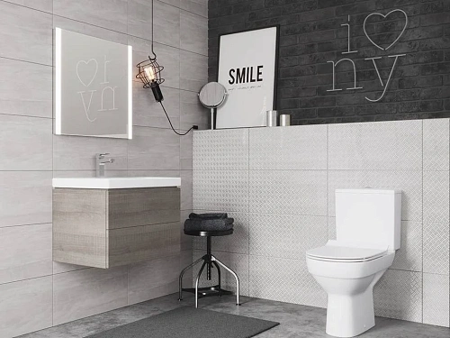 Тумба под раковину Cersanit CITY 60 G-SZ-CITY-CIT60/Gr серый дуб Тумба под раковину Cersanit CITY 60 G-SZ-CITY-CIT60/Gr серый дуб