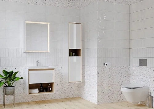 Тумба под раковину Cersanit LOUNA 80 (SZ-LOU80-BL/Wh) подвесная со столешницей белый SP-SZ-LOU80-BL/Wh Тумба под раковину Cersanit LOUNA 80 (SZ-LOU80-BL/Wh) подвесная со столешницей белый SP-SZ-LOU80-BL/Wh