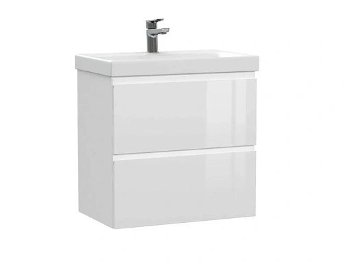 Тумба под раковину Cersanit MODUO 60 (SZ-MOD-MO60Sl/Wh) подвесная для MODUO SLIM 60 узкая белый 64125 Тумба под раковину Cersanit MODUO 60 (SZ-MOD-MO60Sl/Wh) подвесная для MODUO SLIM 60 узкая белый 64125