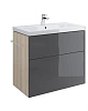 Тумба под раковину Cersanit SMART 80 ясень, серый (B-SU-SMA-CO80/Gr)