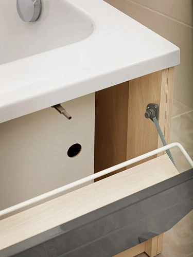 Тумба под раковину Cersanit Smart SU-SMA-CA60/Gr Тумба под раковину Cersanit Smart SU-SMA-CA60/Gr