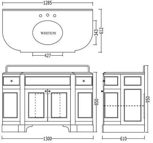 Тумба под раковину Devon&Devon Season EFSEASONRUAF, рубин Тумба под раковину Devon&Devon Season EFSEASONRUAF, рубин
