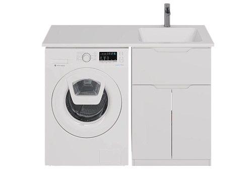 Тумба под раковину DREJA Vega, 60 см, напольная, 1 ящик, 2 дверцы, белый глянец 99.0450 Тумба под раковину DREJA Vega, 60 см, напольная, 1 ящик, 2 дверцы, белый глянец 99.0450