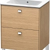 Тумба под раковину Duravit Brioso BR440101052 напольная 62 см Европейский дуб Тумба под раковину Duravit Brioso BR440101052 напольная 62 см Европейский дуб