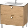 Тумба под раковину Duravit Brioso BR440201052 напольная 82 см Европейский дуб Тумба под раковину Duravit Brioso BR440201052 напольная 82 см Европейский дуб
