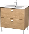 Тумба под раковину Duravit Brioso BR440201052 напольная 82 см Европейский дуб Тумба под раковину Duravit Brioso BR440201052 напольная 82 см Европейский дуб
