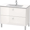 Тумба под раковину Duravit Brioso BR440302222 напольная 102 см белая