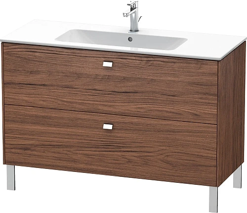 Тумба под раковину Duravit Brioso BR440401021 напольная 122 см Орех темный Тумба под раковину Duravit Brioso BR440401021 напольная 122 см Орех темный