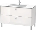 Тумба под раковину Duravit Brioso BR440402222 напольная 122 см белый глянцевый Тумба под раковину Duravit Brioso BR440402222 напольная 122 см белый глянцевый