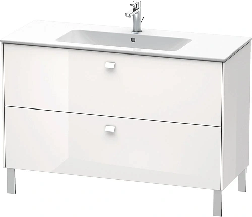 Тумба под раковину Duravit Brioso BR440402222 напольная 122 см белый глянцевый Тумба под раковину Duravit Brioso BR440402222 напольная 122 см белый глянцевый