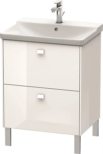 Тумба под раковину Duravit Brioso BR441002222 напольная 62 см белый глянцевый Тумба под раковину Duravit Brioso BR441002222 напольная 62 см белый глянцевый
