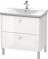 Тумба под раковину Duravit Brioso BR441102222 напольная 82 см белый глянцевый Тумба под раковину Duravit Brioso BR441102222 напольная 82 см белый глянцевый
