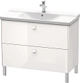 Тумба под раковину Duravit Brioso BR441202222 напольная 102 см белый глянцевый Тумба под раковину Duravit Brioso BR441202222 напольная 102 см белый глянцевый