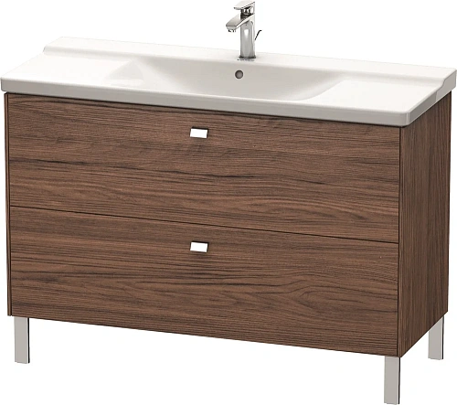 Тумба под раковину Duravit Brioso BR441301021 напольная 122 см Орех темный Тумба под раковину Duravit Brioso BR441301021 напольная 122 см Орех темный