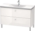 Тумба под раковину Duravit Brioso BR441302222 напольная 122 см белый глянцевый Тумба под раковину Duravit Brioso BR441302222 напольная 122 см белый глянцевый