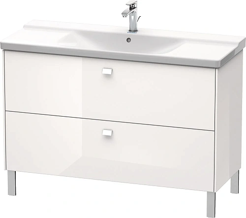 Тумба под раковину Duravit Brioso BR441302222 напольная 122 см белый глянцевый Тумба под раковину Duravit Brioso BR441302222 напольная 122 см белый глянцевый