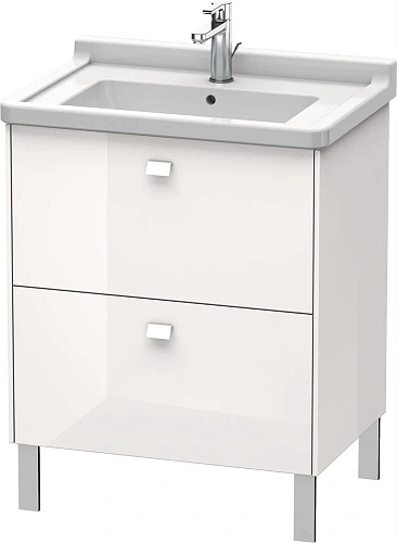 Тумба под раковину Duravit Brioso BR442102222 напольная 67 см белый глянцевый Тумба под раковину Duravit Brioso BR442102222 напольная 67 см белый глянцевый