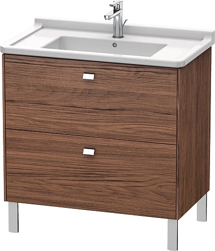 Тумба под раковину Duravit Brioso BR442201021 напольная 82 см Орех темный Тумба под раковину Duravit Brioso BR442201021 напольная 82 см Орех темный