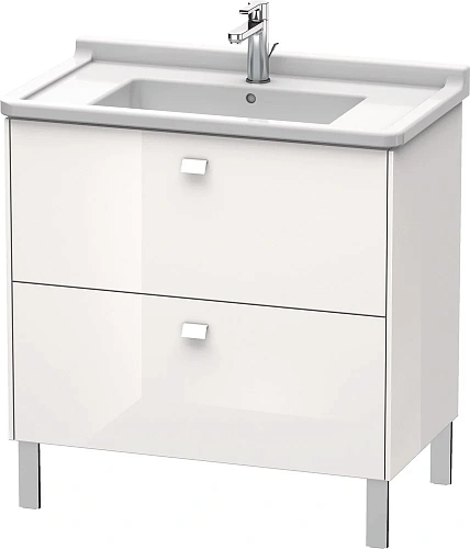Тумба под раковину Duravit Brioso BR442202222 напольная 82 см белый глянцевый Тумба под раковину Duravit Brioso BR442202222 напольная 82 см белый глянцевый
