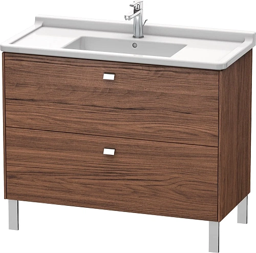 Тумба под раковину Duravit Brioso BR442301021 напольная 102 см Орех темный Тумба под раковину Duravit Brioso BR442301021 напольная 102 см Орех темный