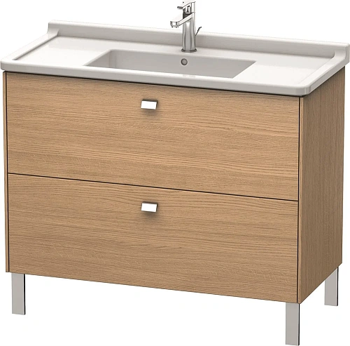 Тумба под раковину Duravit Brioso BR442301052 напольная 102 см Европейский дуб Тумба под раковину Duravit Brioso BR442301052 напольная 102 см Европейский дуб