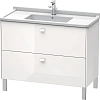 Тумба под раковину Duravit Brioso BR442302222 напольная 102 см белый глянцевый Тумба под раковину Duravit Brioso BR442302222 напольная 102 см белый глянцевый
