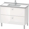 Тумба под раковину Duravit Brioso BR442302222 напольная 102 см белый глянцевый Тумба под раковину Duravit Brioso BR442302222 напольная 102 см белый глянцевый