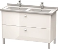 Тумба под раковину Duravit Brioso BR442402222 напольная 122 см белый глянцевый Тумба под раковину Duravit Brioso BR442402222 напольная 122 см белый глянцевый