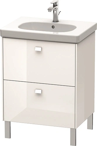 Тумба под раковину Duravit Brioso BR442502222 напольная 62 см белый глянцевый Тумба под раковину Duravit Brioso BR442502222 напольная 62 см белый глянцевый
