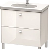 Тумба под раковину Duravit Brioso BR442602222 напольная 82 см белый глянцевый Тумба под раковину Duravit Brioso BR442602222 напольная 82 см белый глянцевый