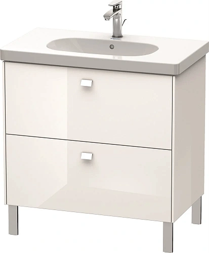 Тумба под раковину Duravit Brioso BR442602222 напольная 82 см белый глянцевый Тумба под раковину Duravit Brioso BR442602222 напольная 82 см белый глянцевый