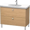 Тумба под раковину Duravit Brioso BR442701052 напольная 102 см Европейский дуб Тумба под раковину Duravit Brioso BR442701052 напольная 102 см Европейский дуб