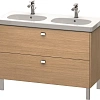 Тумба под раковину Duravit Brioso BR442801052 напольная 117 см Европейский дуб Тумба под раковину Duravit Brioso BR442801052 напольная 117 см Европейский дуб