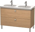 Тумба под раковину Duravit Brioso BR442801052 напольная 117 см Европейский дуб Тумба под раковину Duravit Brioso BR442801052 напольная 117 см Европейский дуб