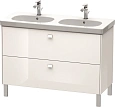Тумба под раковину Duravit Brioso BR442802222 напольная 117 см белый глянцевый Тумба под раковину Duravit Brioso BR442802222 напольная 117 см белый глянцевый