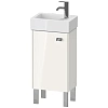 Тумба под раковину Duravit Brioso BR4429L1022 напольная 36 см белый глянцевый