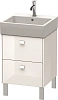 Тумба под раковину Duravit Brioso BR443202222 напольная 48 см белый глянцевый