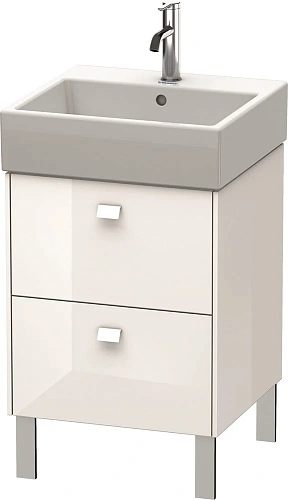 Тумба под раковину Duravit Brioso BR443202222 напольная 48 см белый глянцевый Тумба под раковину Duravit Brioso BR443202222 напольная 48 см белый глянцевый
