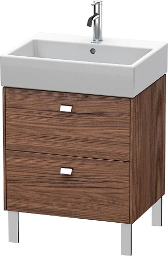 Тумба под раковину Duravit Brioso BR443301021 напольная 58 см Орех темный Тумба под раковину Duravit Brioso BR443301021 напольная 58 см Орех темный