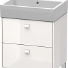 Тумба под раковину Duravit Brioso BR443302222 напольная 58 см белый глянцевый Тумба под раковину Duravit Brioso BR443302222 напольная 58 см белый глянцевый