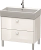 Тумба под раковину Duravit Brioso BR443502222 напольная 78 см белый глянцевый
