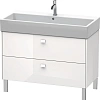 Тумба под раковину Duravit Brioso BR443602222 напольная 98 см белый глянцевый Тумба под раковину Duravit Brioso BR443602222 напольная 98 см белый глянцевый