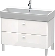 Тумба под раковину Duravit Brioso BR443602222 напольная 98 см белый глянцевый Тумба под раковину Duravit Brioso BR443602222 напольная 98 см белый глянцевый